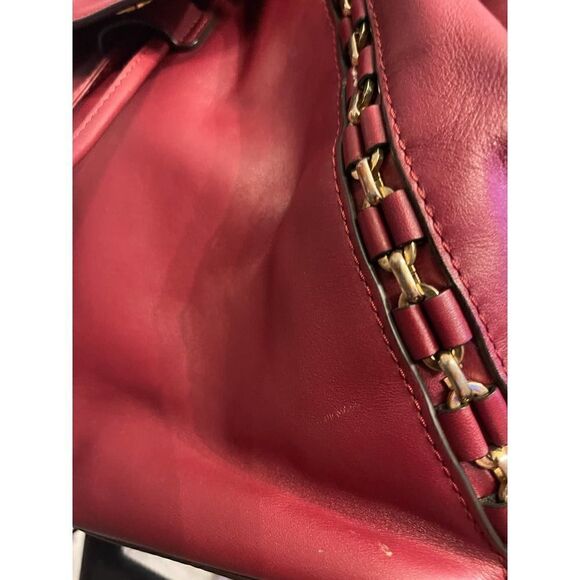 MK michael kors sadie read leather chain mini bag backpack satchel - Picture 7 of 9